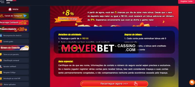 Cadastre e ganhe bonus para jogar